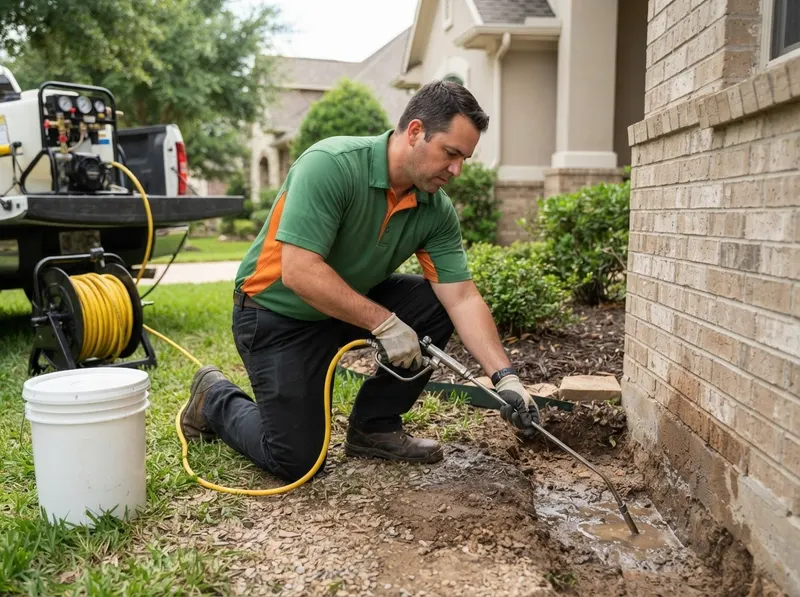 Subterranean Termite Liquid Soil Barriers in Katy, TX